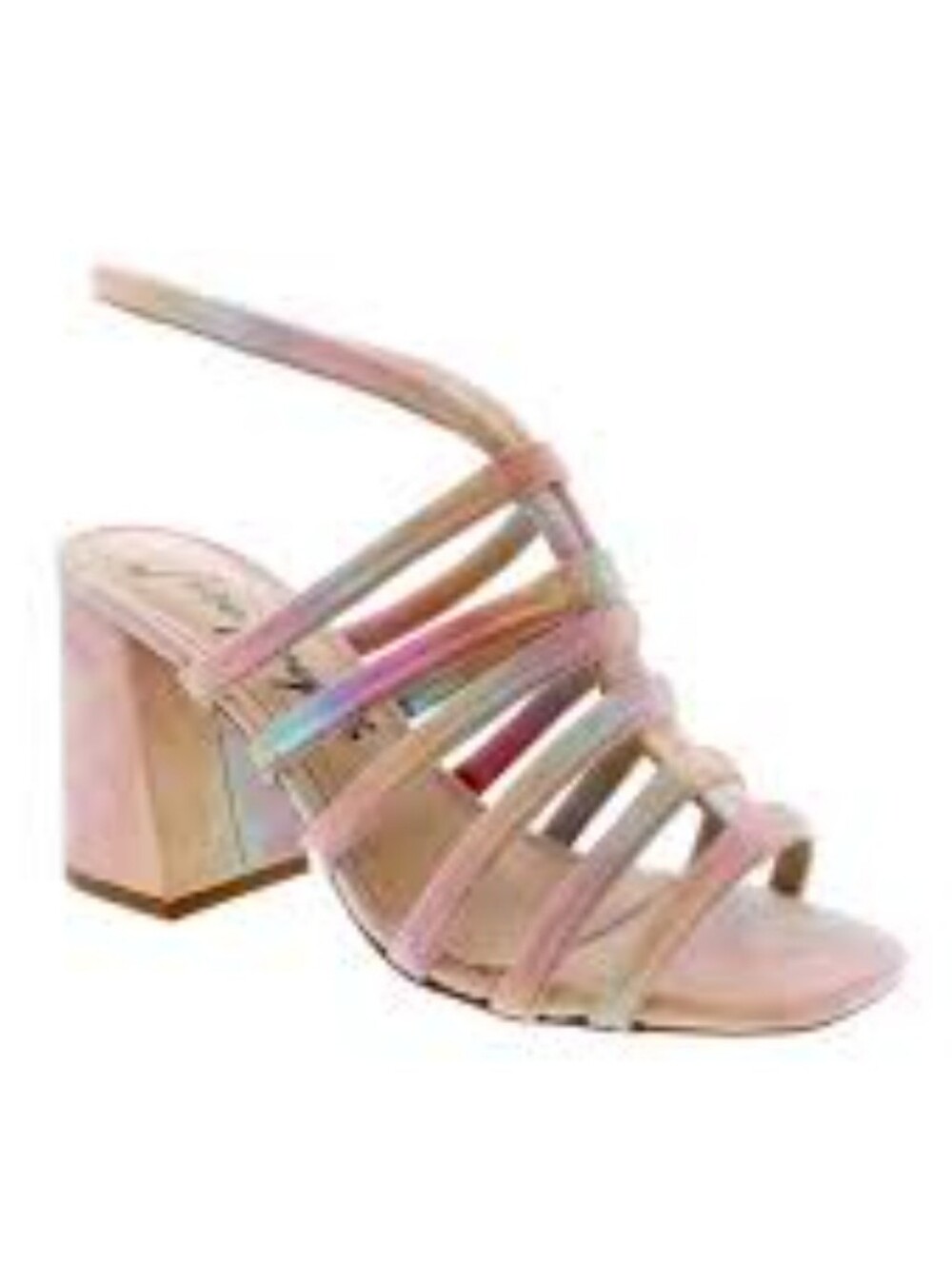 Free People The Colette Cinched Heel Multi Strap Sandal